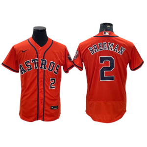 Jersey Bregman #2 Houston Astros naranja