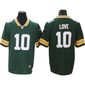 jersey greenbay packer #10 love